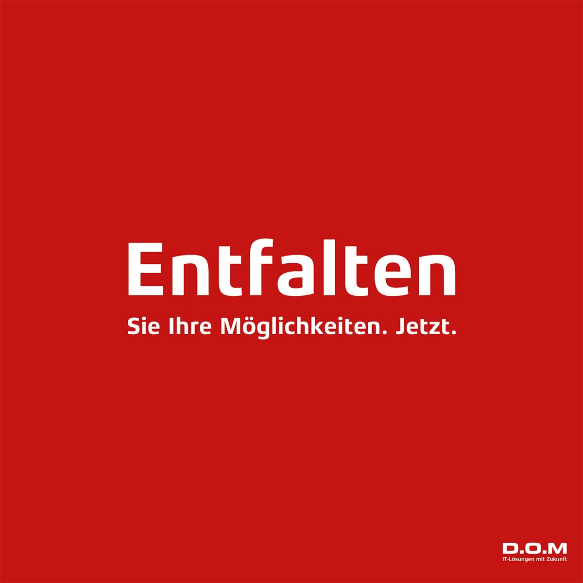 Bild Vorschau Post-Mailing Faltkarte D.O.M